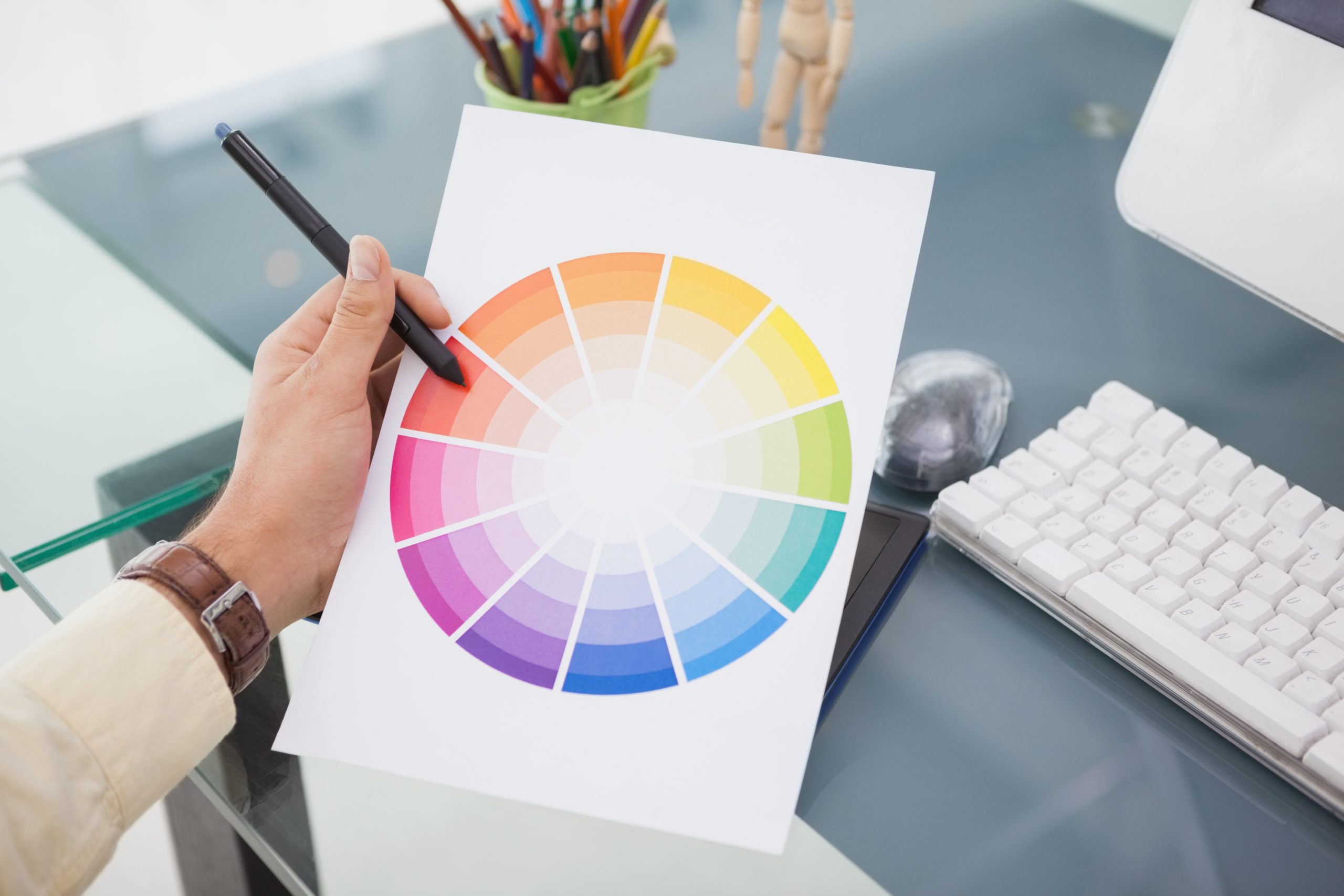 How do graphic design principles improve brand identity?
